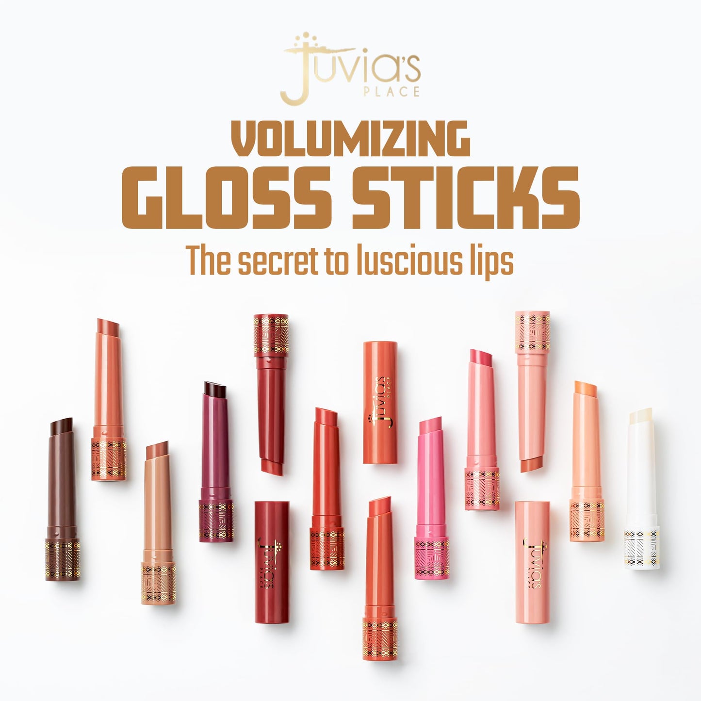 Juvia's Place Volumizing Gloss Stick - Rose - Shiny Luscious Lips with Nourshing Hydration, Plumping, Lip Plumper, Plumping Lip Balm, Hydrating Lip Beauty & Personal Care Juvia's Place