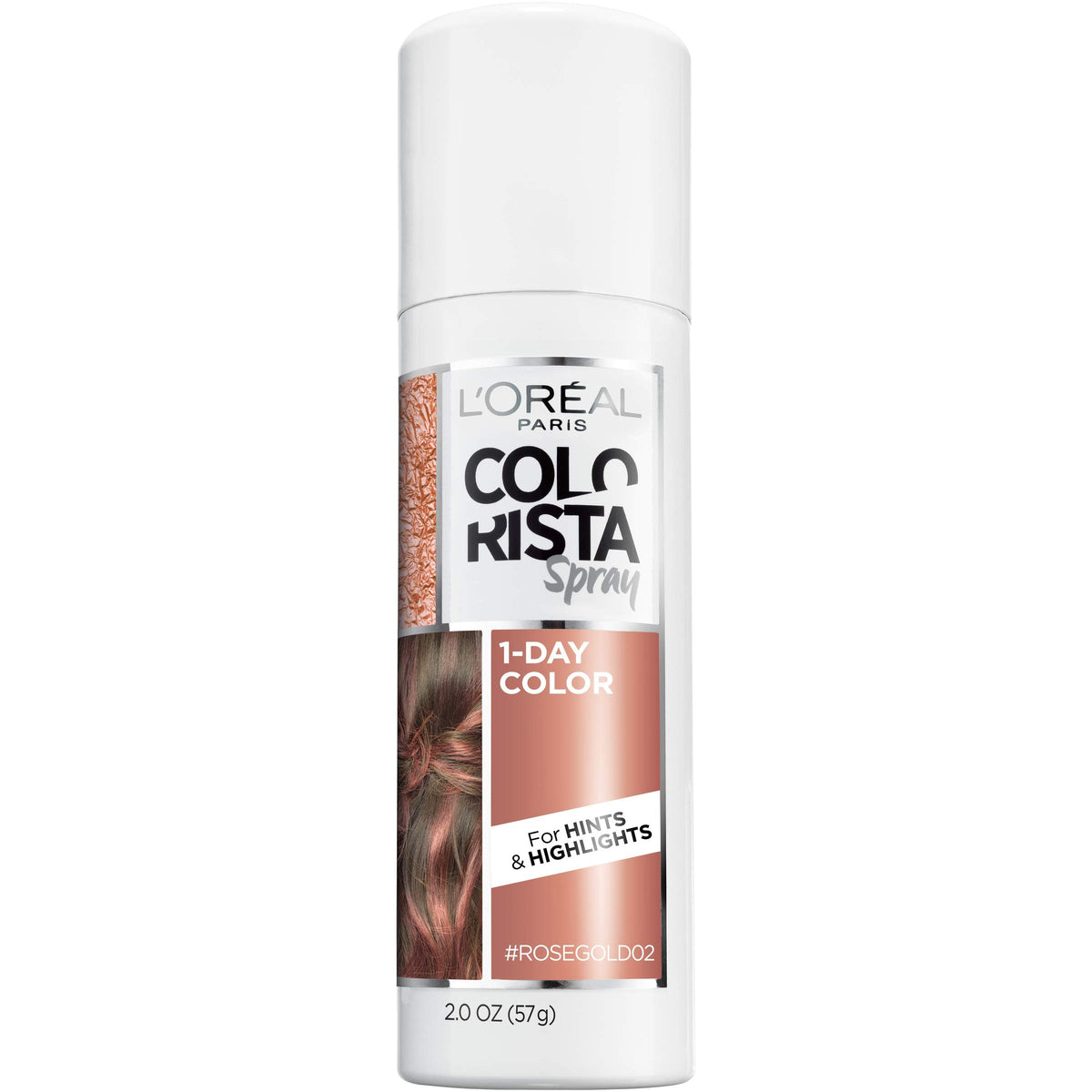 L'Oreal Paris Colorista 1-Day Washable Temporary Hair Color Spray, Rose Gold, 2 Ounces Beauty & Personal Care L'Oreal Paris