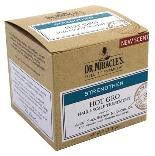 Dr. Miracle's Feel It Formula Hot Gro, Hair & Scalp Treatment 4 oz. (Pack of 2) by Dr. Miracle Beauty & Personal Care Dr. Miracle's