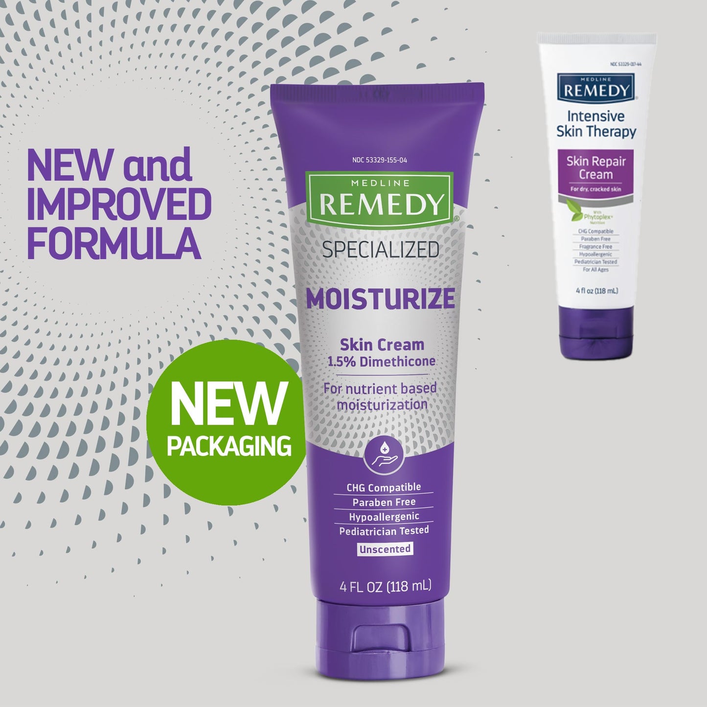 Medline Remedy Specialized Skin Cream, Unscented (4 fl oz), 1.5% Dimethicone, Nourishing Moisturizer for Dry Skin, Paraben-free, and Hypoallergenic Beauty & Personal Care Medline
