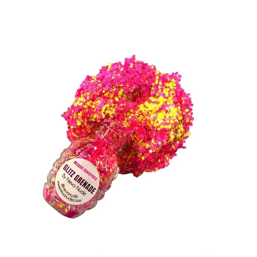 Neva Nude Face and Body Glitter Keychain - Chunky Loose Glitter for Festivals, Raves, and More | Cosmetic Grade | Super Sparkly (Mayan Raveress NEON Beauty & Personal Care Neva Nude