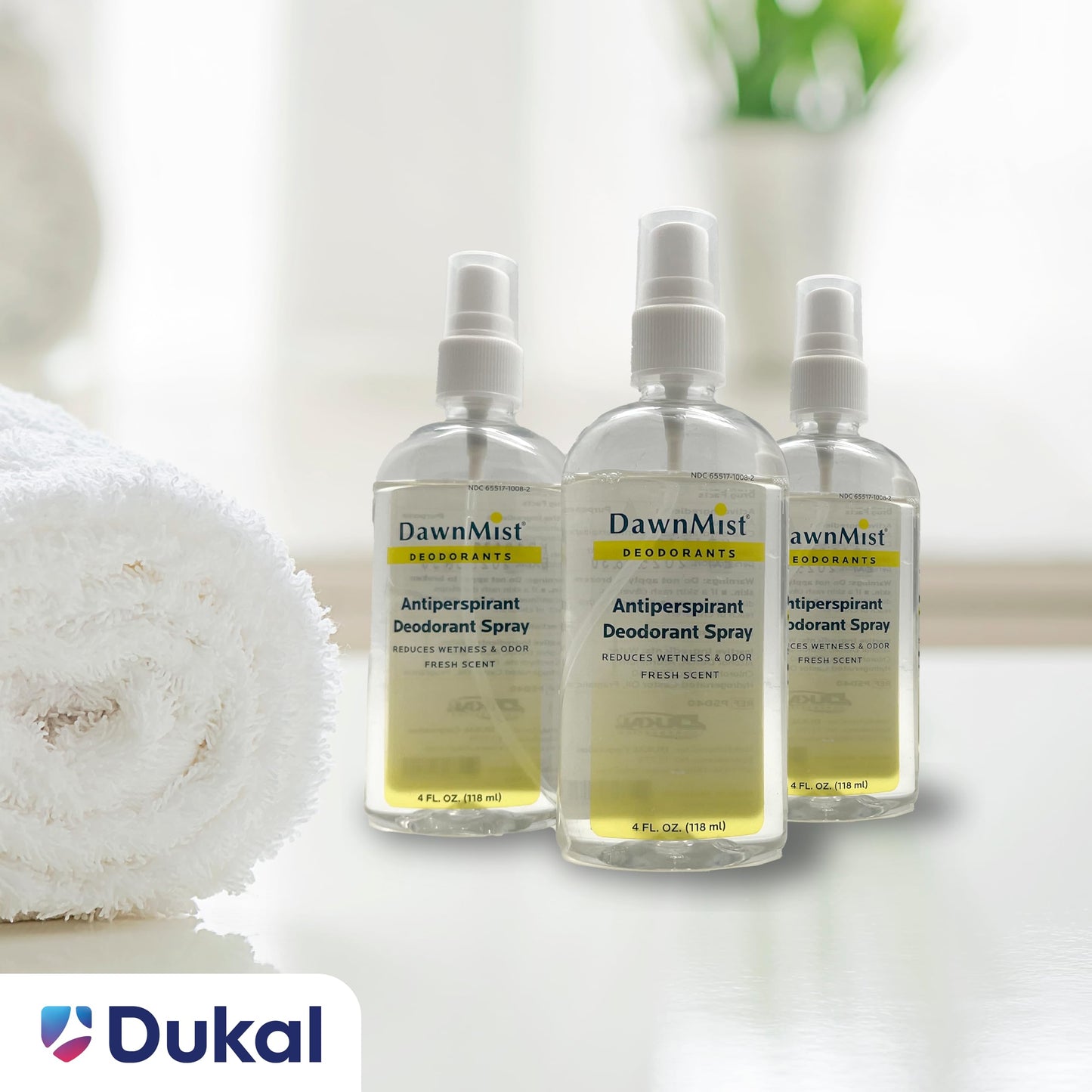 Dukal PSD40 Dawn Mist Antiperspirant Deodorant, 4 oz, Pump Spray, Pack of 48 Beauty and Personal Care DawnMist