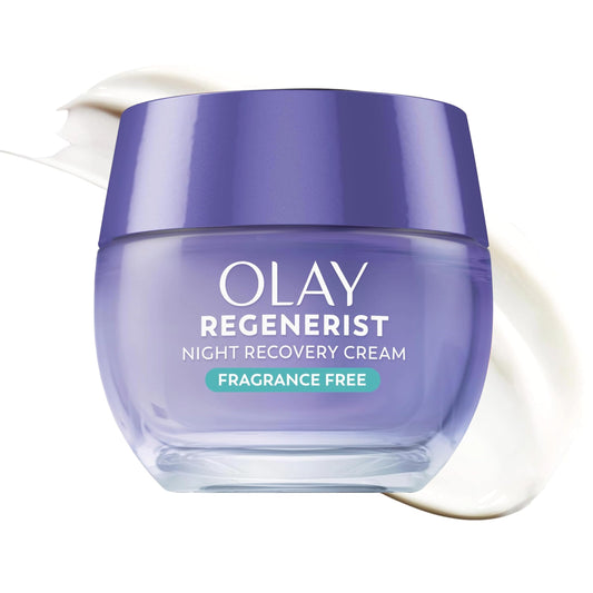 Olay Night Cream for Face, Anti-Aging Face Moisturizer for Women - Fragrance-Free Skin Care, Gift for Women, Anti-Wrinkle, Exfoliate - Triple Collagen Beauty & Personal Care Olay