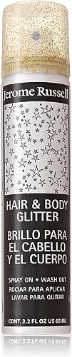 Jerome Russell Hair and Body Glitter Spray, Gold 2.2 oz (Pack of 6) Beauty & Personal Care Jerome Russell