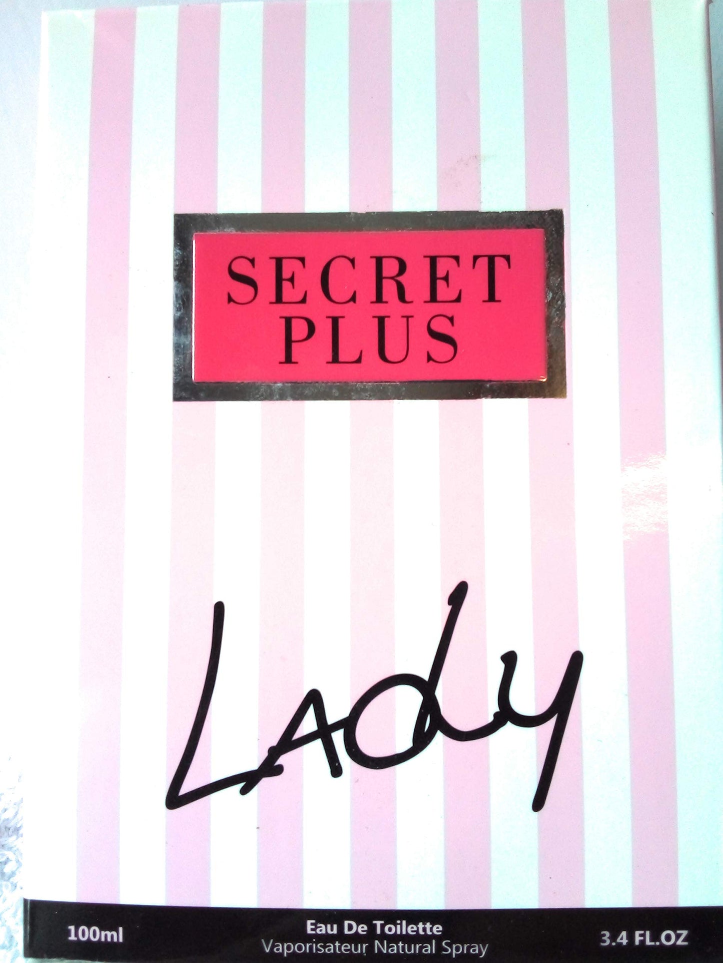SECRET PLUS LADY Eau de Parfum for Women - 3.4 Fl Oz - Notes: Fruity, Floral, Musk, Oakmoss Beauty & Personal Care Secret Plus