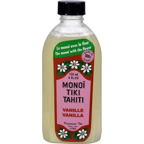 Monoi Tiare Tahiti Coconut Oil Vanilla - 4 fl oz12 Beauty & Personal Care Monoi