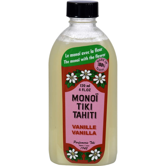 Monoi Tiare Tahiti Coconut Oil Vanilla - 4 fl oz12 Beauty & Personal Care Monoi