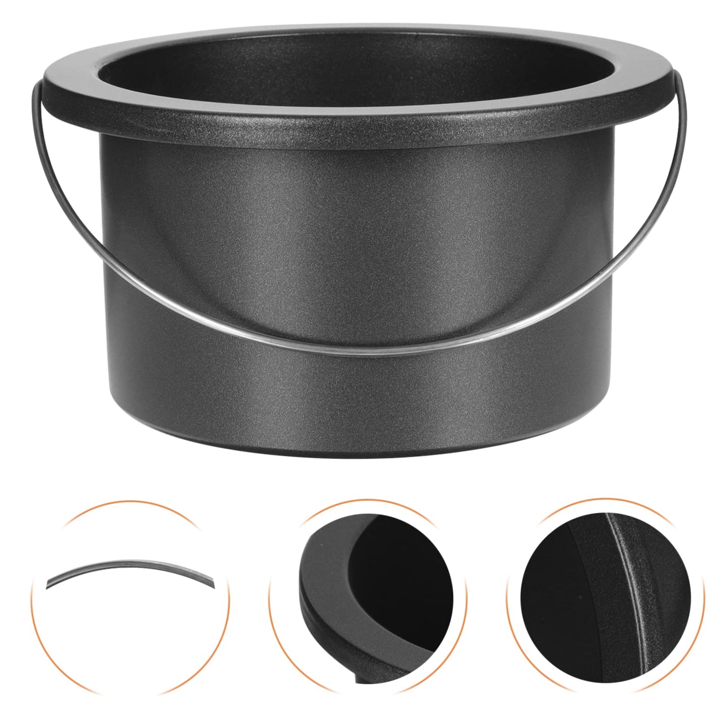 ABOOFAN 2pcs Wax Melting Container Bowl Non-stick Aluminum Inner Pot for Hair Removal Wax Heater Accessory for Home and Salon Waxing Beauty and Personal Care ABOOFAN