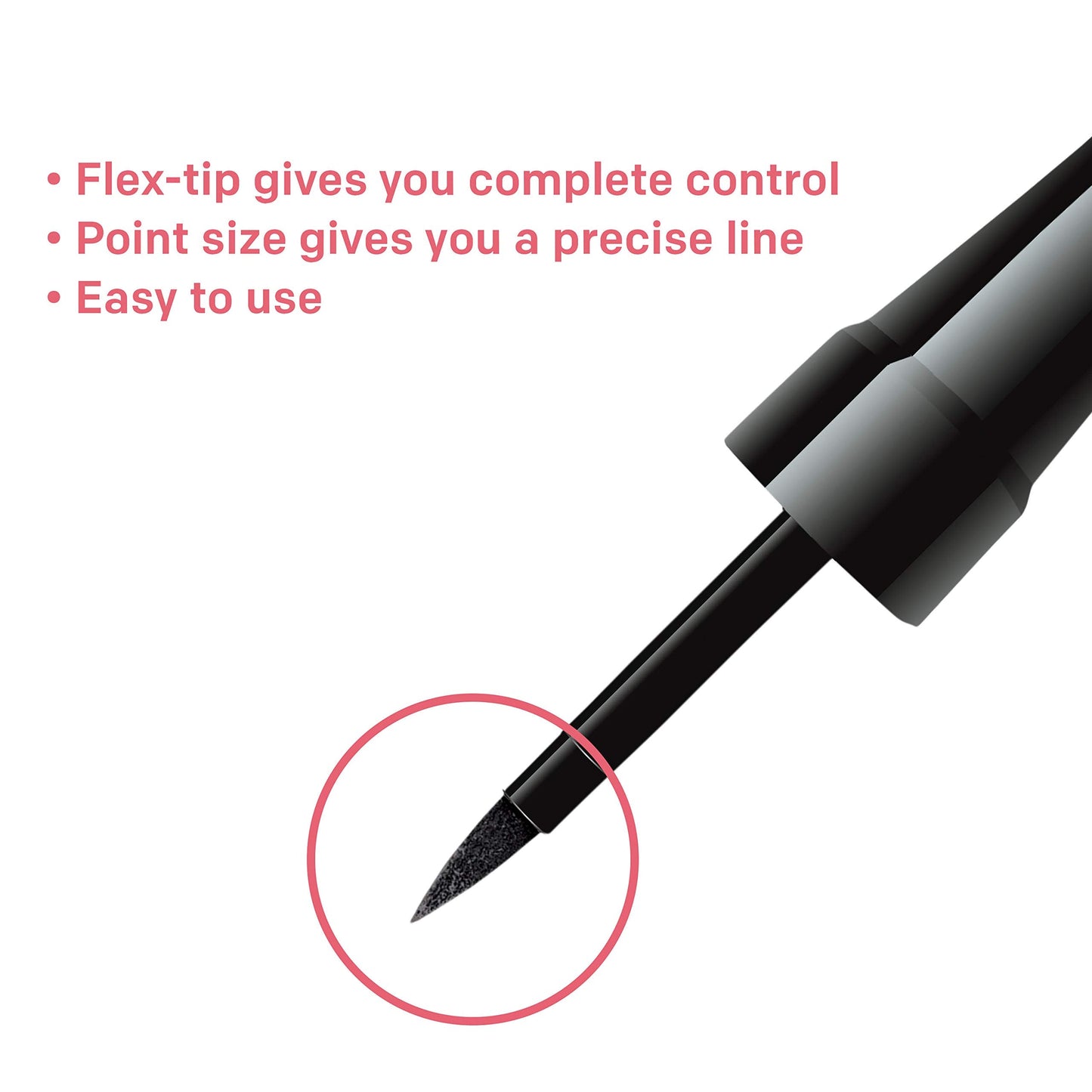 Almay Liquid Eyeliner, Waterproof, Fade-Proof Eye Makeup, Easy-to-Apply Liner Brush, Stocking Stuffer for Women, 221 Black, 0.1 Oz Beauty & Personal Care Almay