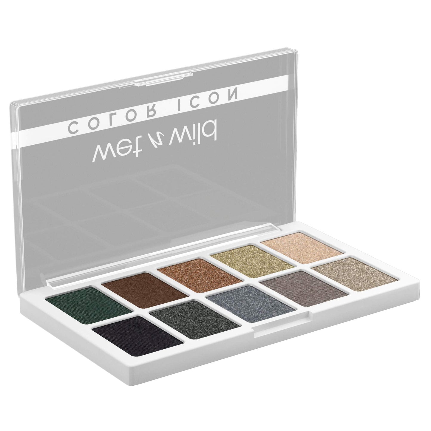 wet n wild Color Icon 10-Pan Eyeshadow Makeup Palette, Blue Lights Off, Long Lasting, Shimmer, Metallic, Glittery, Matte, Rich Smooth Pigment, Cruelty Beauty & Personal Care wet n wild