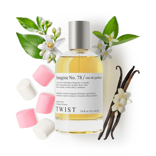 Twist Imagine No. 78 - Eau De Parfum Inspired by Killian's Love, Don’t Be Shy, Long Lasting Perfume For Women, Marshmallow & Floral, Vegan, Clean Beauty & Personal Care HOUSE OF TWIST