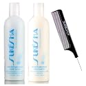 Sukesha Moisturizing Hair Wash Shampoo & Moisturizing Treatment Conditioner DUO Set (w/Sleek Comb) Dry, Brittle, Chemically Treated Hair, 100% Vegan Beauty & Personal Care Sentas