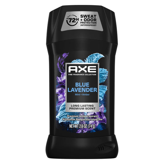 AXE Fine Fragrance Collection Antiperspirant Deodorant for Men Blue Lavender 72 Hour Sweat & Odor Protection 2.6 oz Beauty and Personal Care AXE