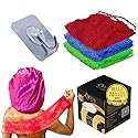 Luxxy® | 3 Pack Set 2 Soft African Exfoliating Nets & 1 Rough African Net Sponge with Handles For The Back, Neck or Feet, Black Women Owned, Achieve Beauty & Personal Care Luxxy