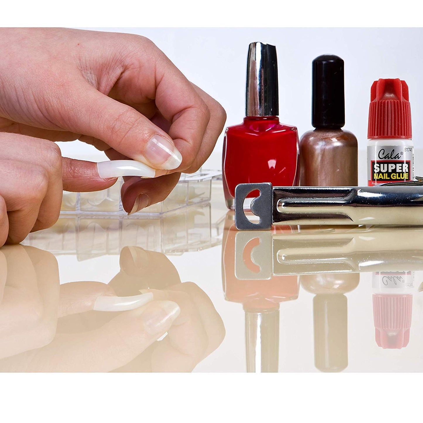 CALA Super Nail Glue - Professional Quick Dry Nail Glue Adhesive for False Nails, Tips & Art Accessories - Salon Quality Strong Hold for Natural Nail Beauty & Personal Care CALA