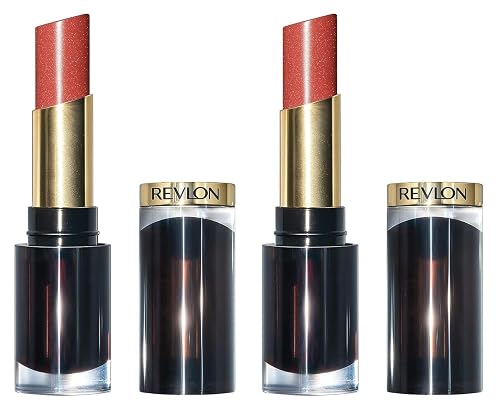 Pack of 2 Revlon Super Lustrous Glass Shine Lipstick, Glaring Coral 014 Beauty & Personal Care Revlon Nutri Color