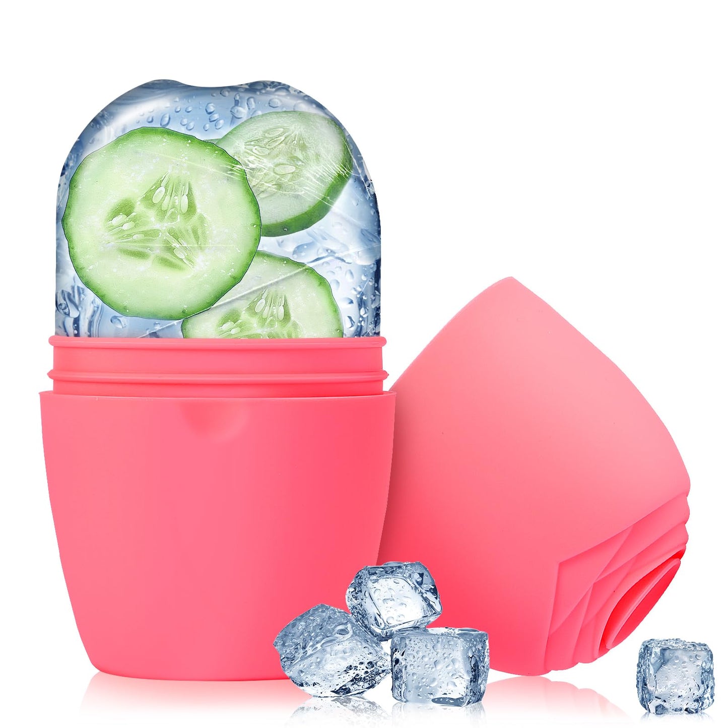 Evmliy Ice Roller for Face, Silicone Ice Roller Facial Ice Mold to Brighten Skin Enhancing Natural Glow, Reusable Ice Roller for Face & Eye Puffiness Beauty & Personal Care Evmliy