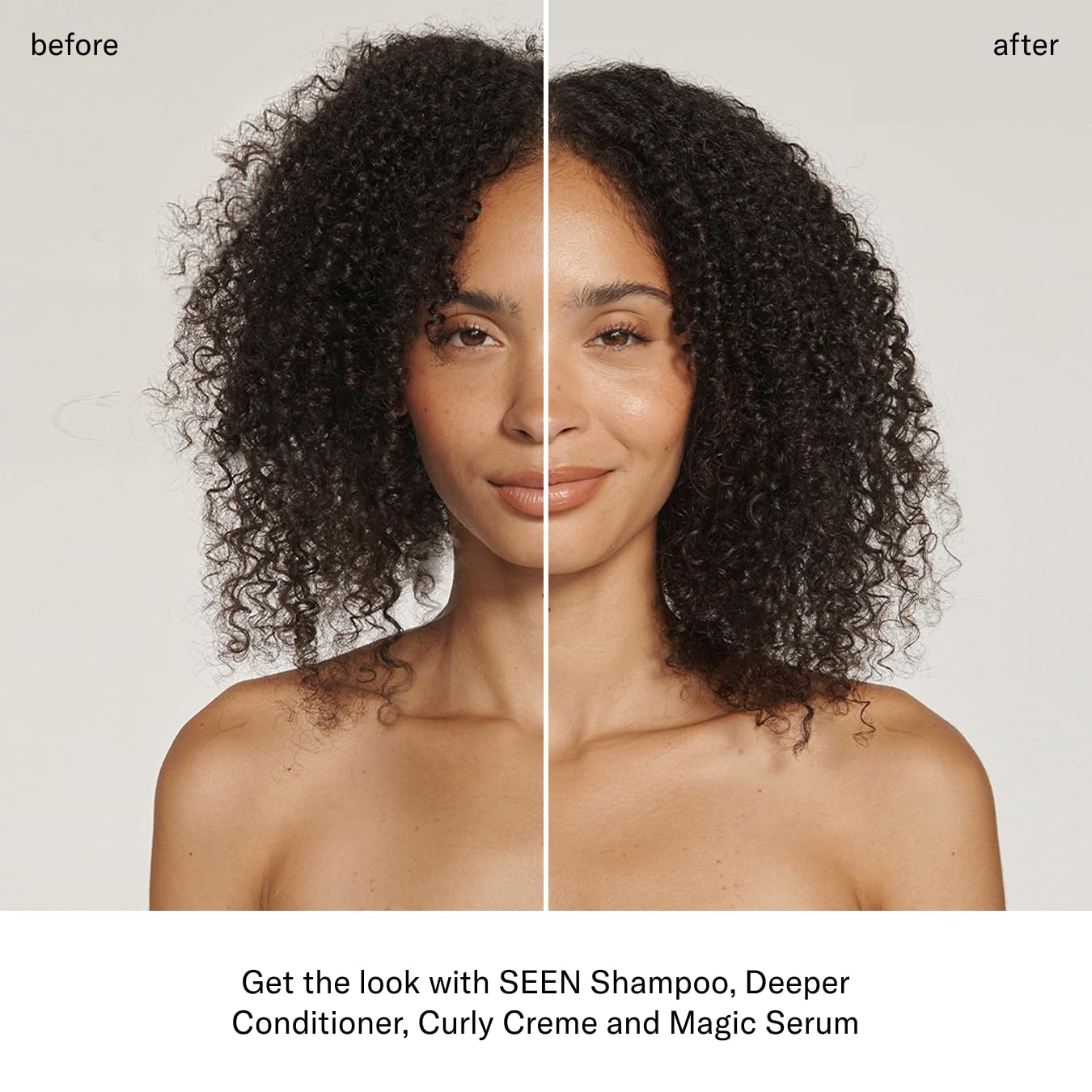 SEEN Curly On The Go Kit -Scented - Non-Comedogenic & Safe for Sensitive Skin - Curl-Defining Styling Hair Bundle - Anti Frizz - Heat Protectant Beauty & Personal Care SEEN