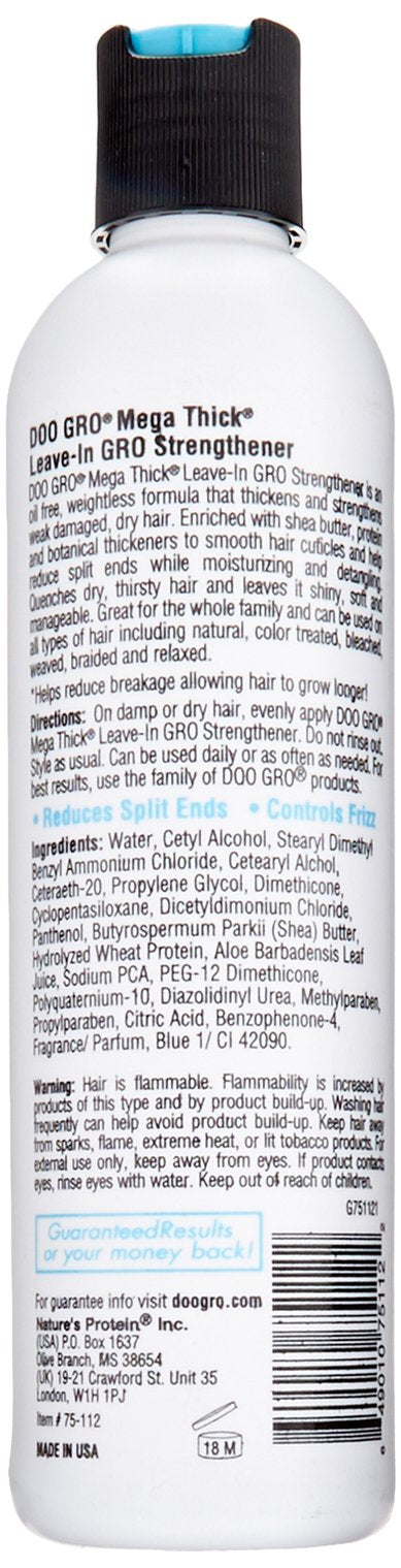 Doo Gro Mega Thick Strengthener Leave-in 10 Oz