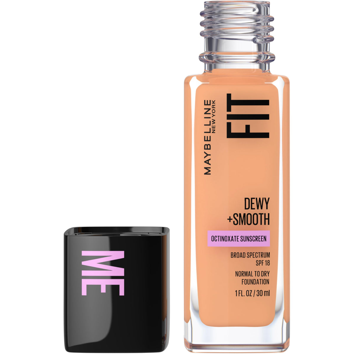 Maybelline Fit Me Dewy + Smooth Liquid Foundation Makeup, Classic Beige, 1 Count (Packaging May Vary) Beauty & Personal Care MAYBELLINE