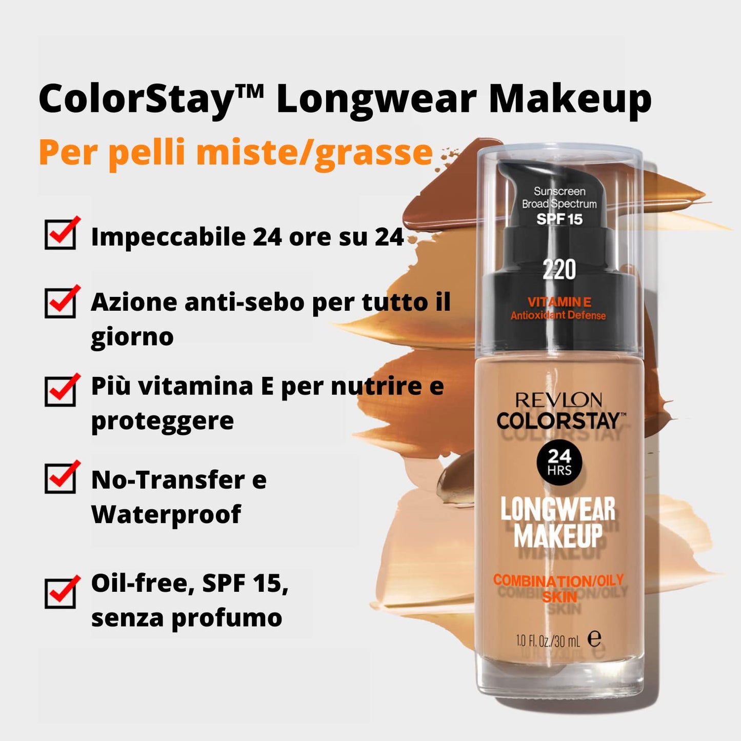 Revlon Colorstay Makeup Foundation 250 Fresh Beige (Beige) Beauty & Personal Care REVLON