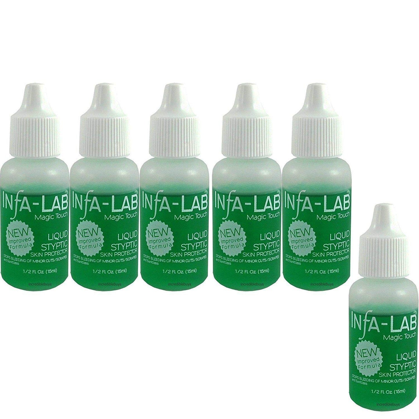 Infalab Magic Touch Liquid Styptic Skin Protector Stop Bleeding Cuts (6 pieces) Beauty & Personal Care Infalab