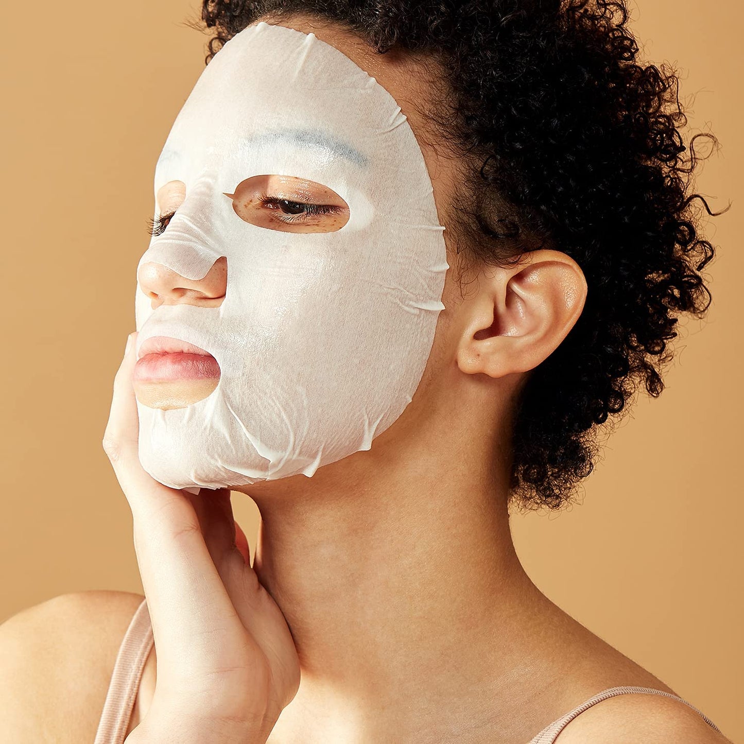 Knours. Nourishing & Hydrating Mask, Rose Water Toning Rejuvenating Facial Nourishing Clean Beauty (5 Count) Beauty & Personal Care Knours.