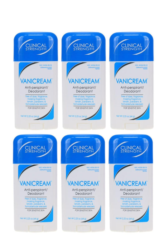 Vanicream Anti-Perspirant Deodorant Clinical Strength Sensitive Skin - 2.25 oz, Pack of 6 Beauty and Personal Care Vanicream