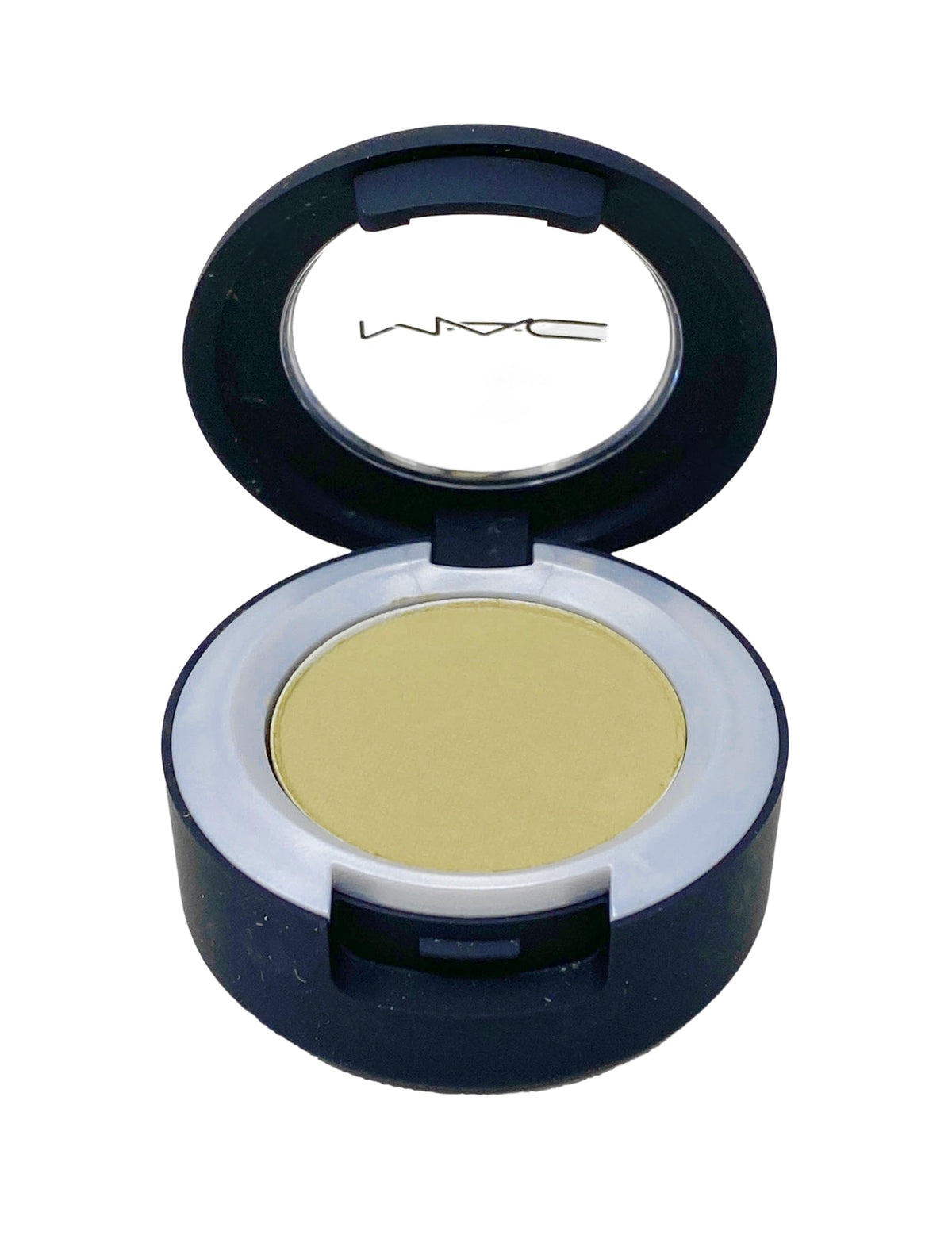 MAC Powder Kiss Soft Matte Eye Shadow - Per Suede Me (Pale acid green) .05 Oz / 1.5 g