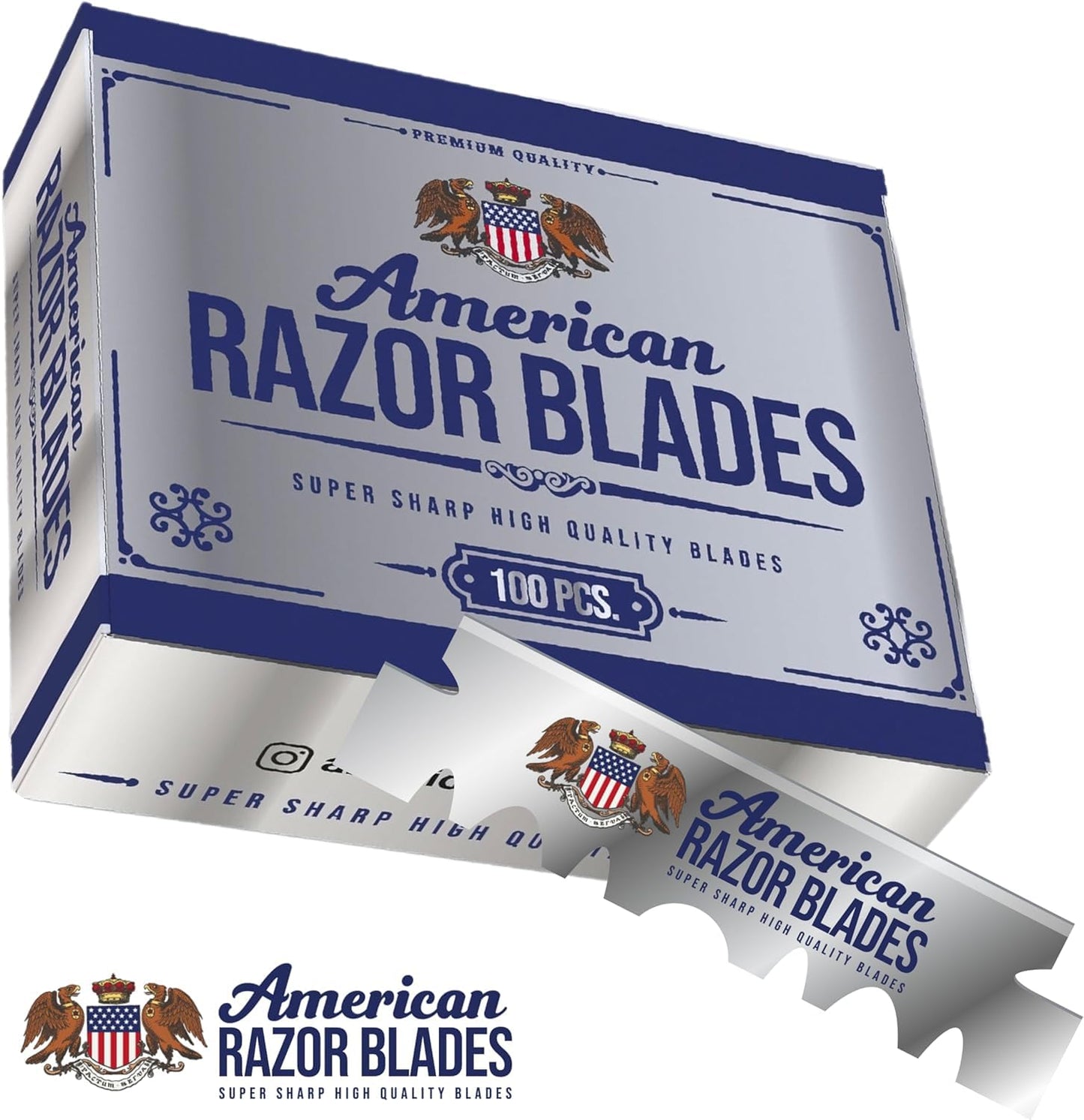 American Razor Blades from The Shave Factory - Single Edge Razor Blades (10) Beauty and Personal Care the shave factory