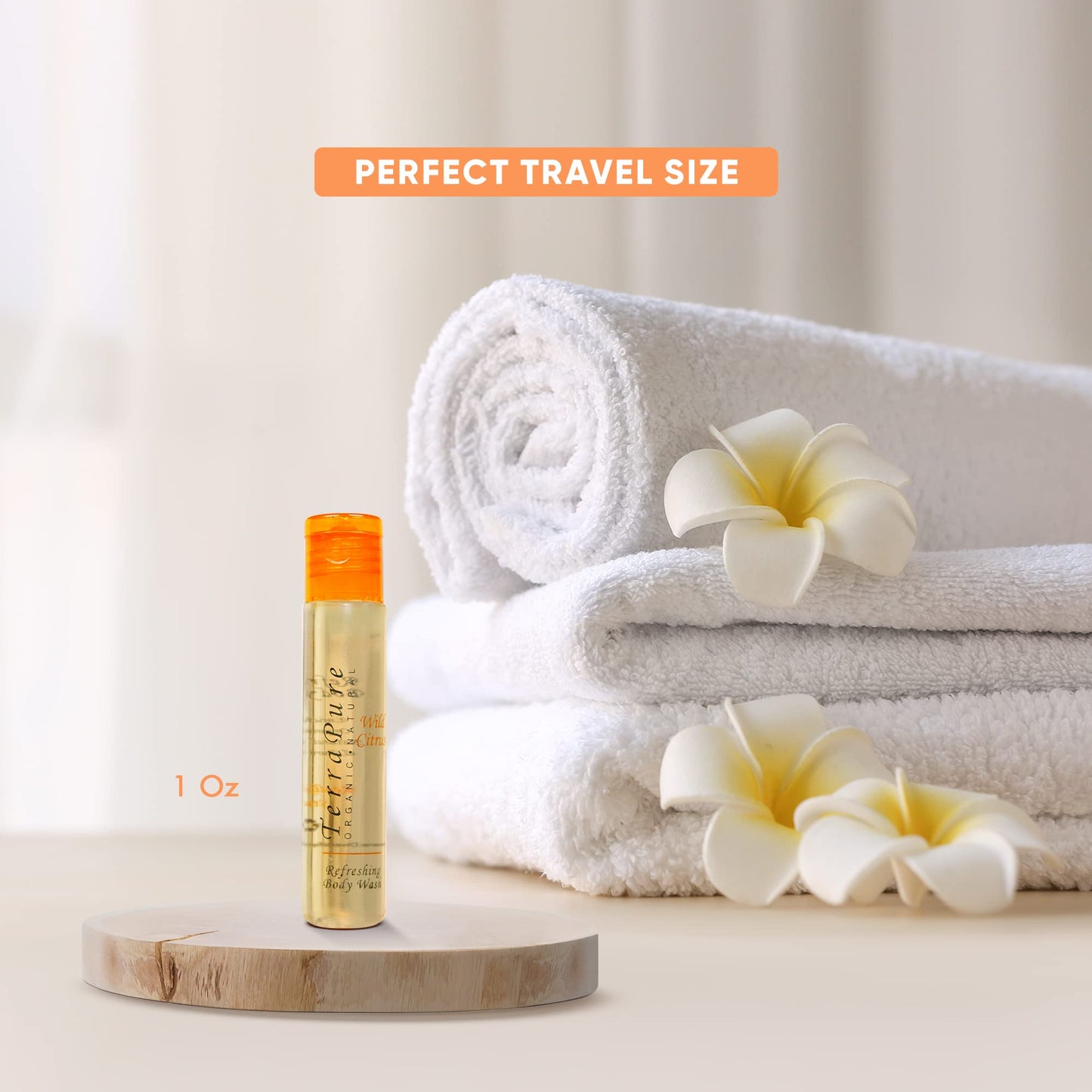 Terra Pure Wild Citrus Body Wash, Travel Size Hotel, 1 oz (Case of 250) Beauty & Personal Care Terra Pure