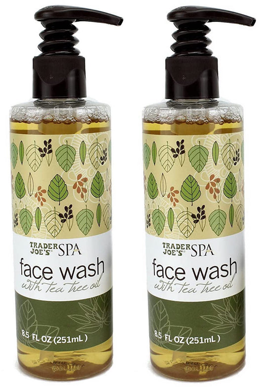 Trader Joe's Spa Face Wash with Tea Tree Oil (2 Packs) Beauty & Personal Care Trader Joe's