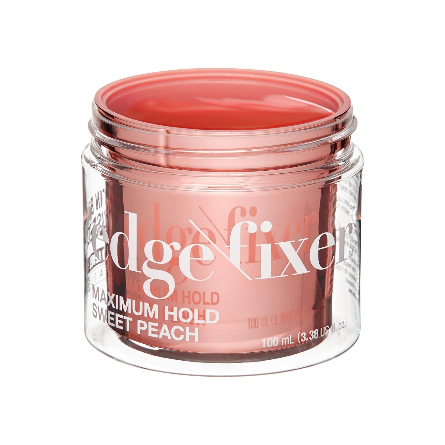 KISS COLORS & CARE Maximum Hold Edge Fixer, Non-Greasy Gel Formula Infused With Biotin B7, 24 Hour Hold, ‘Sweet Peach’ Scented, 3.38 Fl. Oz. (100 ml) Beauty & Personal Care KISS COLORS & CARE
