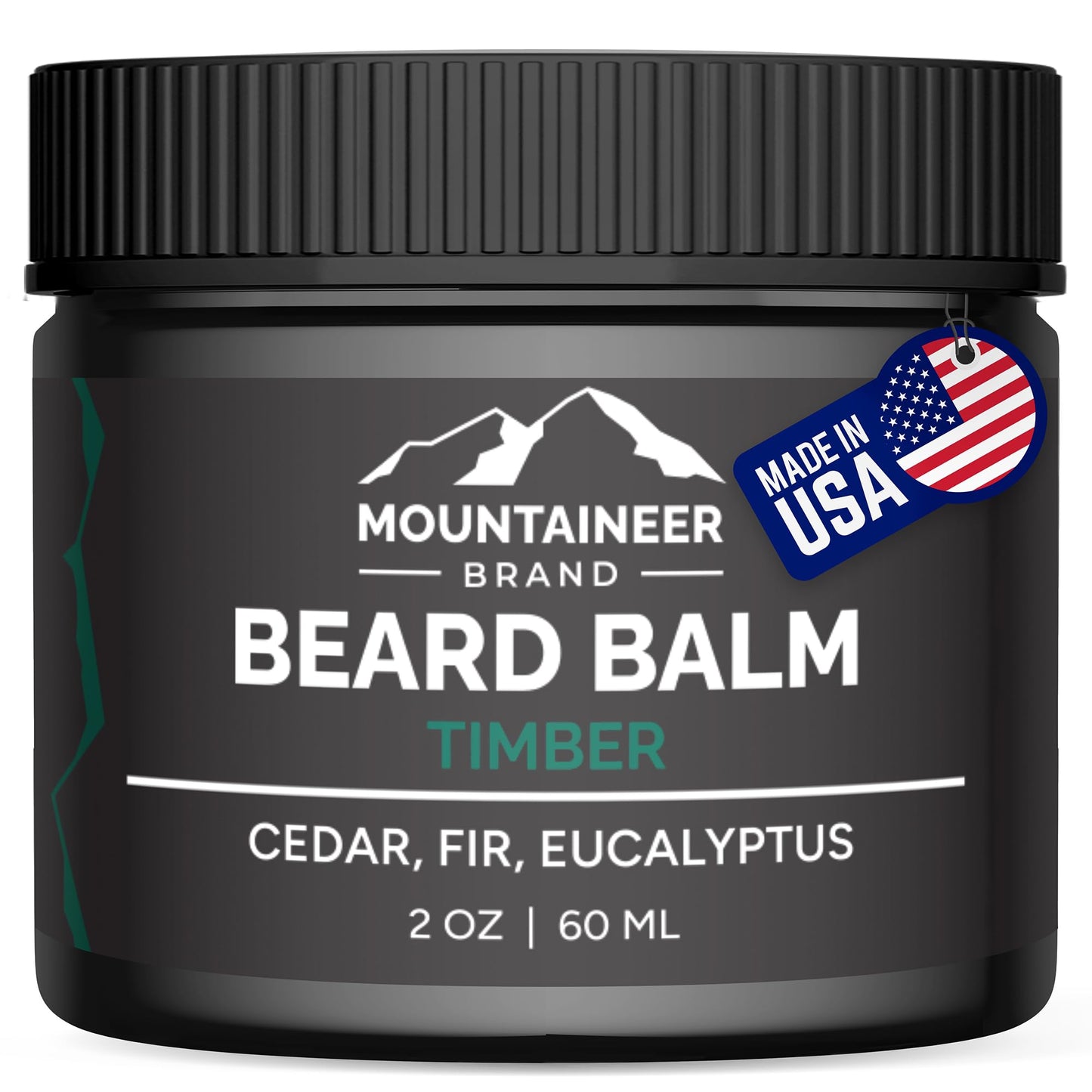 Mountaineer Brand Natural Beard Balm with Timber Scent | Scents Inspired by Nature | Beard Butter for Men | Leave in Condidtioner | Hydrates, Softens Beauty & Personal Care Mountaineer Brand, 100% Natural Always
