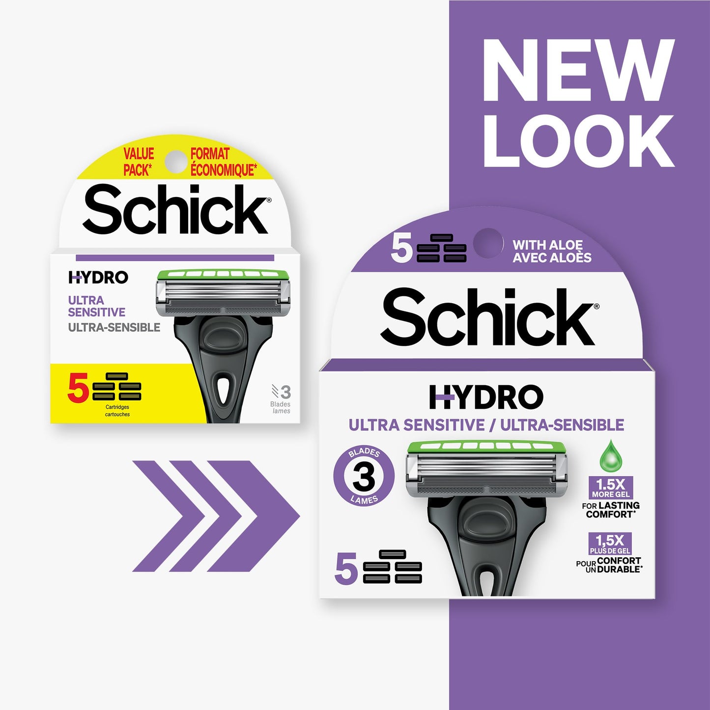 Schick Hydro Ultra Sensitive Razor Blades Refills, 5ct Beauty and Personal Care Schick