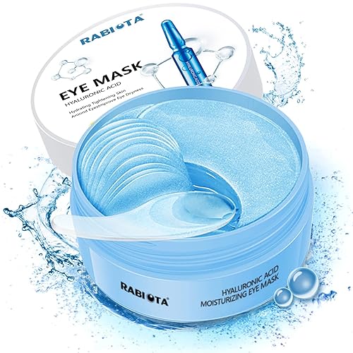 RABIOTA Under Eye Patches,30 pairs Hyaluronic Acid Anti-Aging Under Eye Mask, Collagen Under Eye Gel Pads for Dark Circles, Wrinkles, Fine Line Beauty & Personal Care RABIOTA