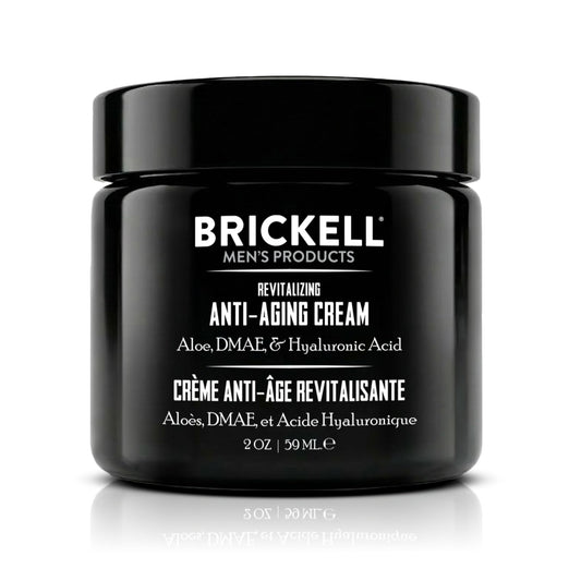 Brickell Men's Revitalizing Anti-Aging Cream For Men, Anti Wrinkle Night Face Cream To Reduce Fine Lines and Wrinkles, With Vitamin E, Jojoba Oil, Beauty and Personal Care Brickell Men's Products Default Title
