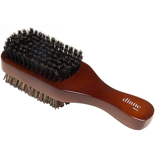 Diane Premium 100% Boar Bristle 2-Sided Club Brush for Men and Barbers - Medium and Firm Bristles for Thick Coarse Hair Beauty & Personal Care Diane
