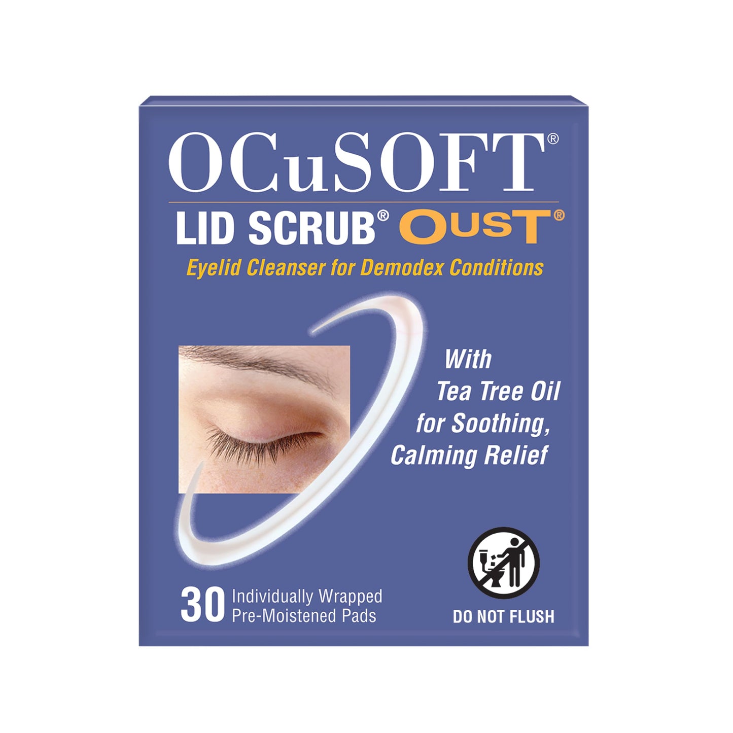 OCUSOFT LID SCRUB OUST CLEANSER PADS - 30/CTN Beauty & Personal Care OCuSOFT