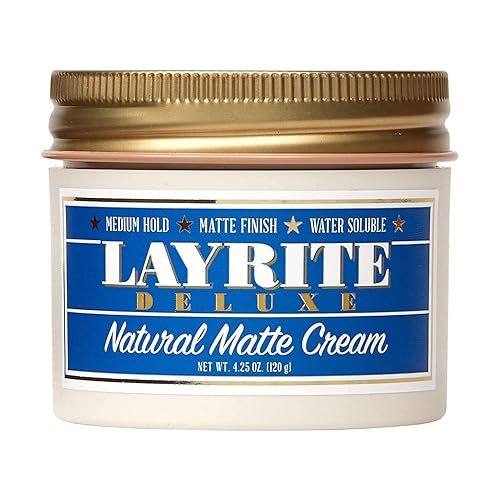 Layrite Natural Matte Cream, Basic, White, Mild Cream Soda, 4.25 Ounce Beauty & Personal Care Layrite