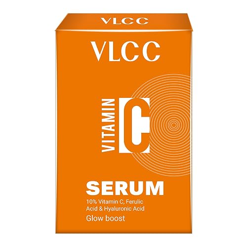 VLCC Vitamin C Serum - Lightweight Face Serum with Ferulic Acid - Hydrating Facial Skin Care for Nourished Skin - Overnight Moisturizer - 1 oz Beauty & Personal Care VLCC