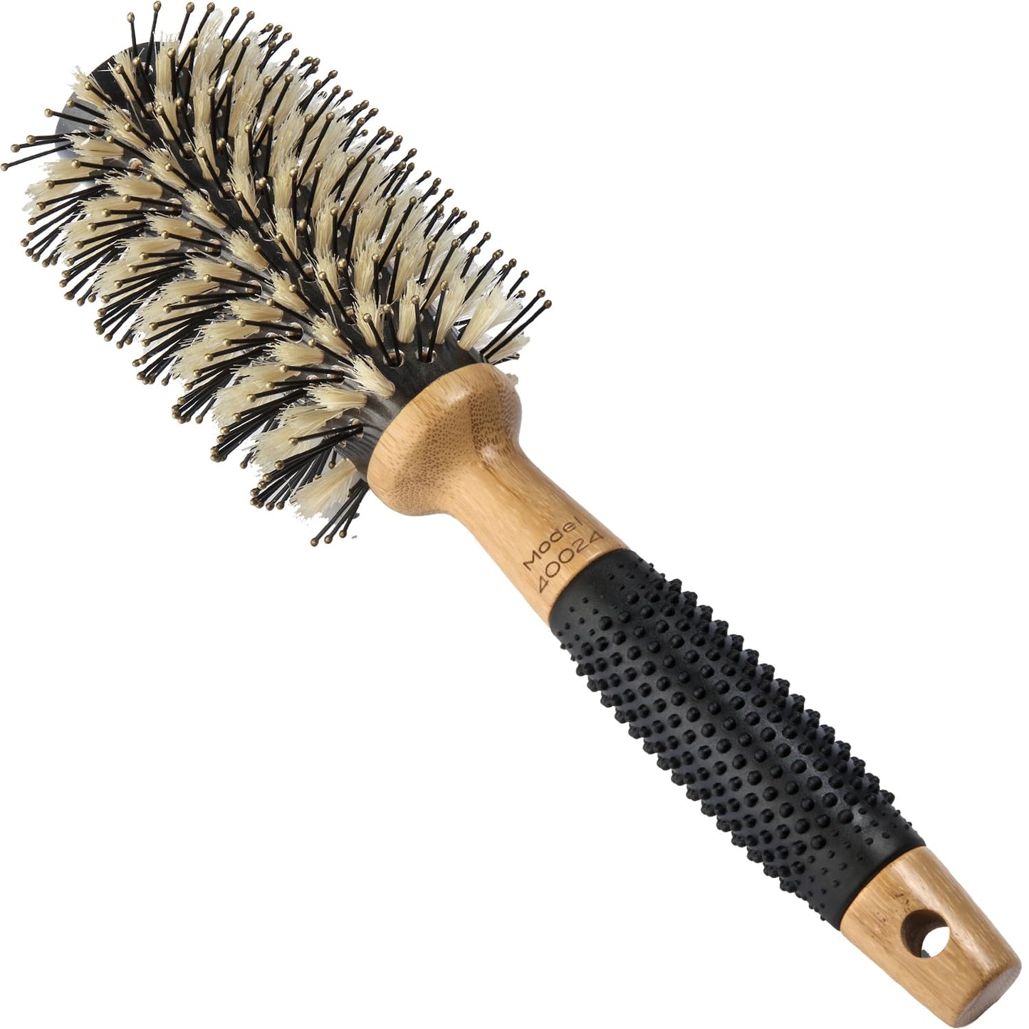 Sam Villa Artist Series Nylon & Boar Bristle Hair Brush Spiral Thermal Styling Brush Beauty & Personal Care Sam Villa