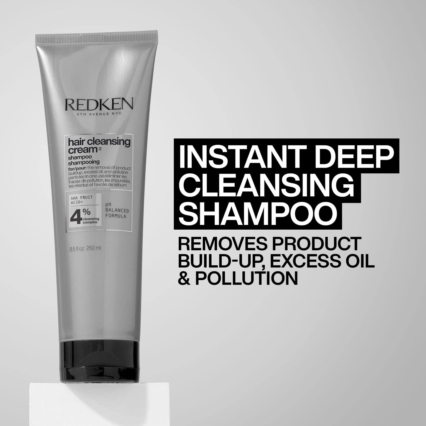 Redken Detox Hair Cleansing Cream Clarifying Shampoo For All Hair Types - Removes Buildup and Strengthens Hair Cuticle, 8.5 Fl Oz Beauty & Personal Care Redken