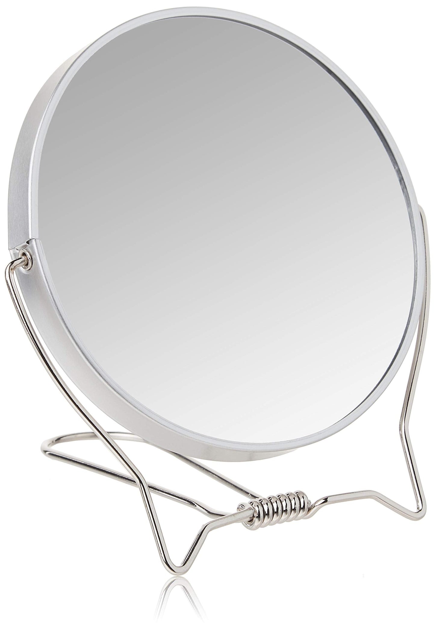 Goody Two-Sided Makeup Mirror with Stand - 1X and 3X Dual Sided Magnification - Lightweight & Portable Table Top Magnifying Vanity Mirror Beauty & Personal Care GOODY