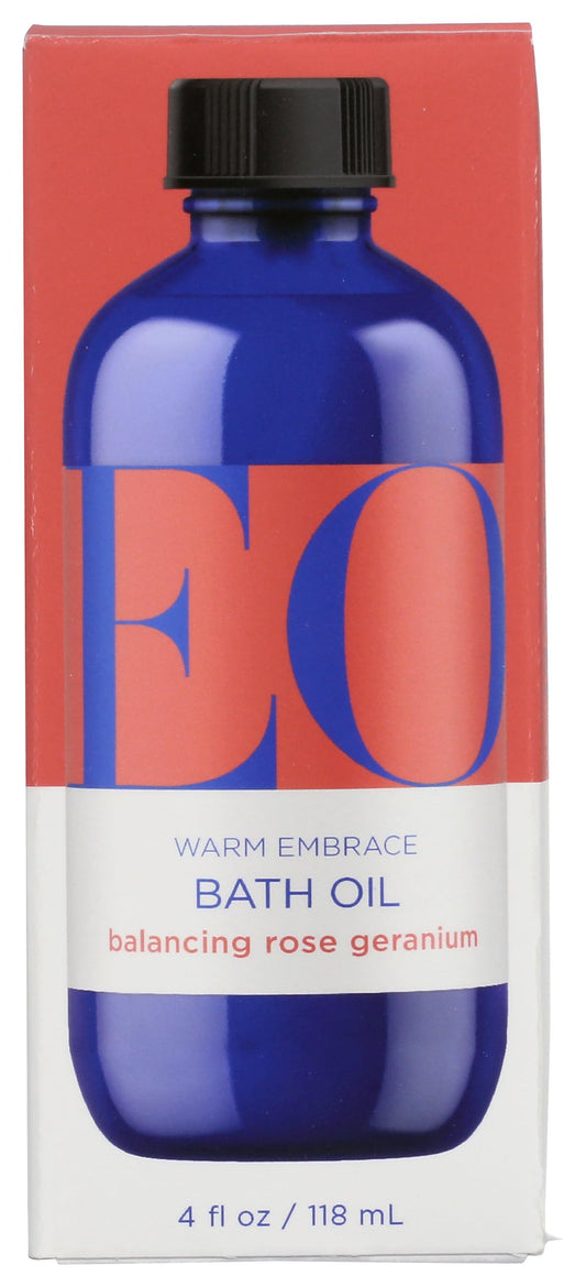 Eo, Bath Oil Rose Geranium, 4 Fl Oz Beauty and Personal Care EO