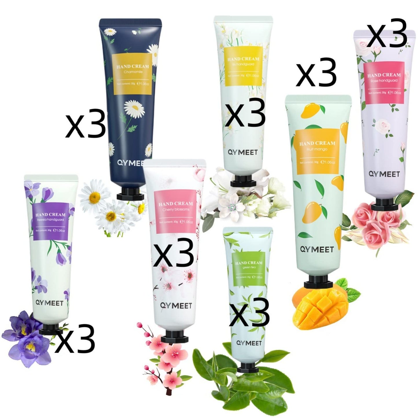 21-Pack Hand Cream Gift Set for Dry Cracked Hands, Scented Working Hand Lotion Ultimate Healing Hand Cream Body Skin Moisturizer Travel Outdoor Size Beauty & Personal Care 5iktery