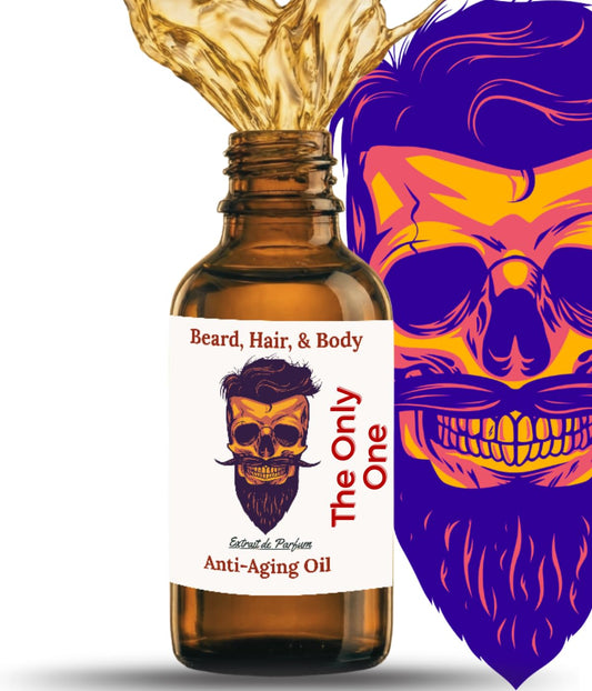 The Only One Scented Beard Oil for Men Beard Growth Serum & Conditioner - Softener & Moisturizer for Dry Oily Skin - 11 Natural Anti-Aging Oils Beauty and Personal Care Frank SCENTS