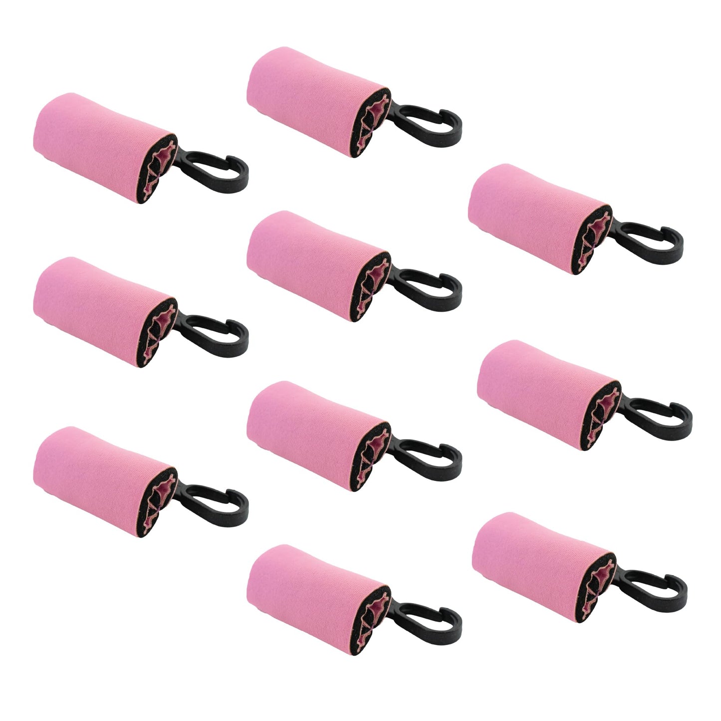 Birdz 10 Clip-On Neoprene Pink Sleeve Lip Balm Holsters LIPSTICK HOLDER Key Chain Beauty and Personal Care Birdz