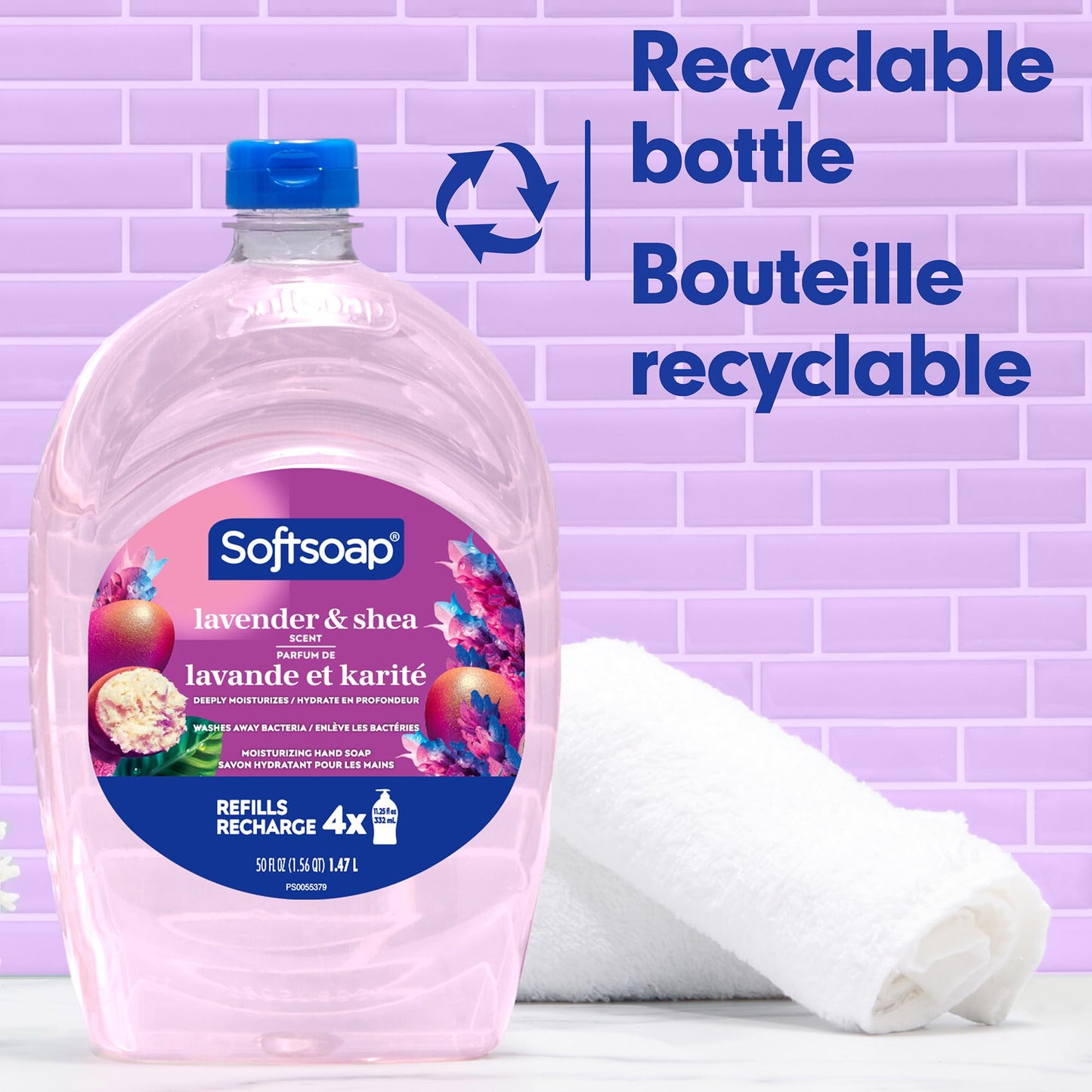 Softsoap Deeply Moisturizing Liquid Hand Soap Refill, Lavender & Shea Butter - 50 Fl. Oz Beauty & Personal Care Softsoap