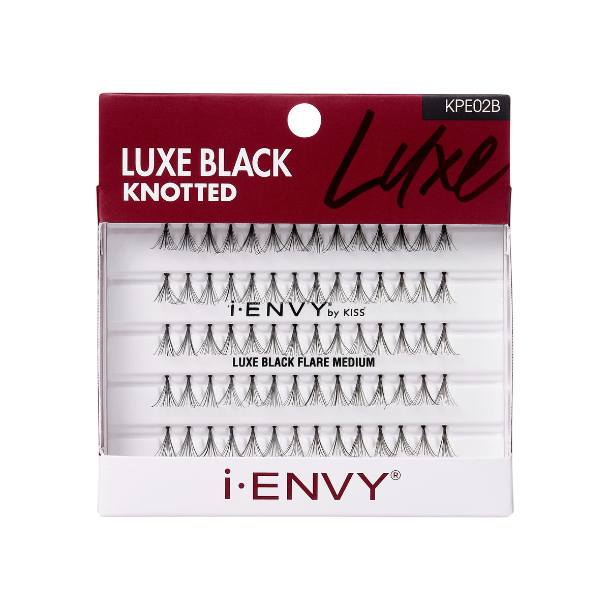 Kiss I Envy Luxe Black Medium Lashes Black Beauty & Personal Care i•ENVY